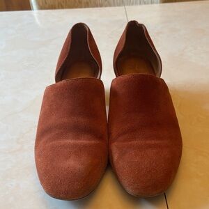 Madewell The Kirstie Women’s Rust Suede Cut Out Booties 10